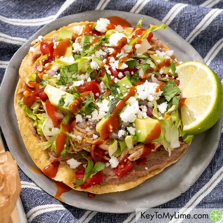 Image for Chicken Tostadas with Easy Baked Chicken Breast