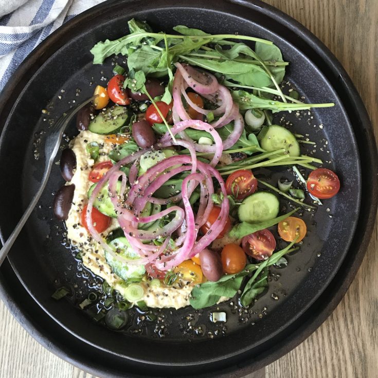 Image for Chicken and Hummus Snack Plate