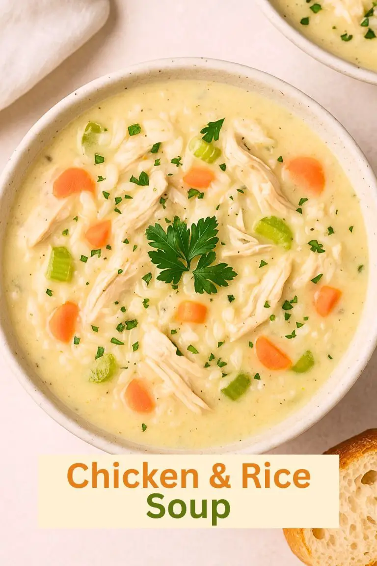 Slow Cooker Chicken and Rice Soup
