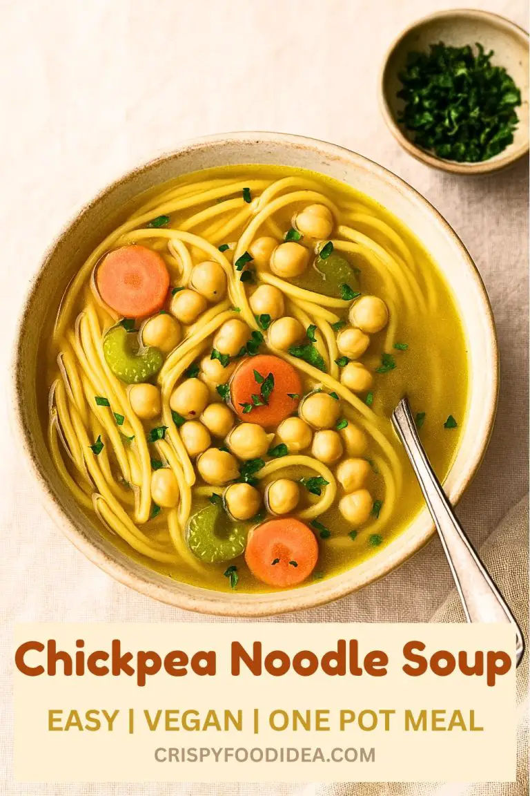 Chickpea Noodle Soup
