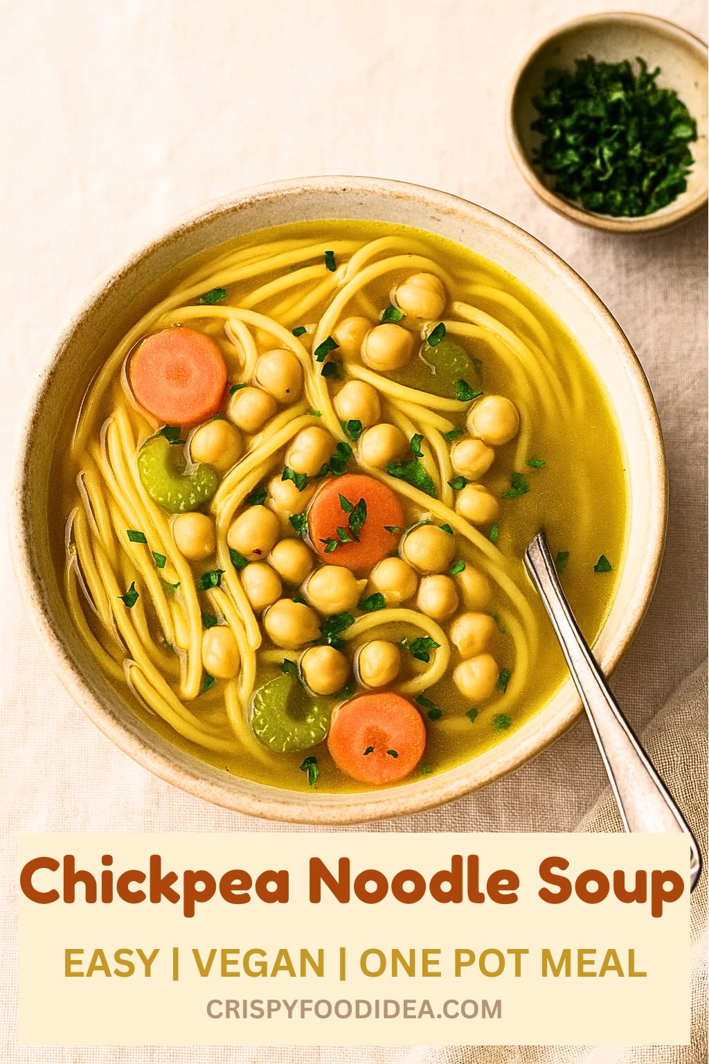 Chickpea Noodle Soup