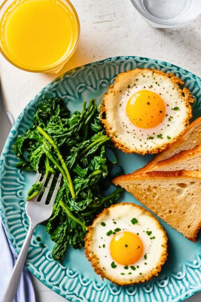 Crispy Parmesan Eggs Recipe