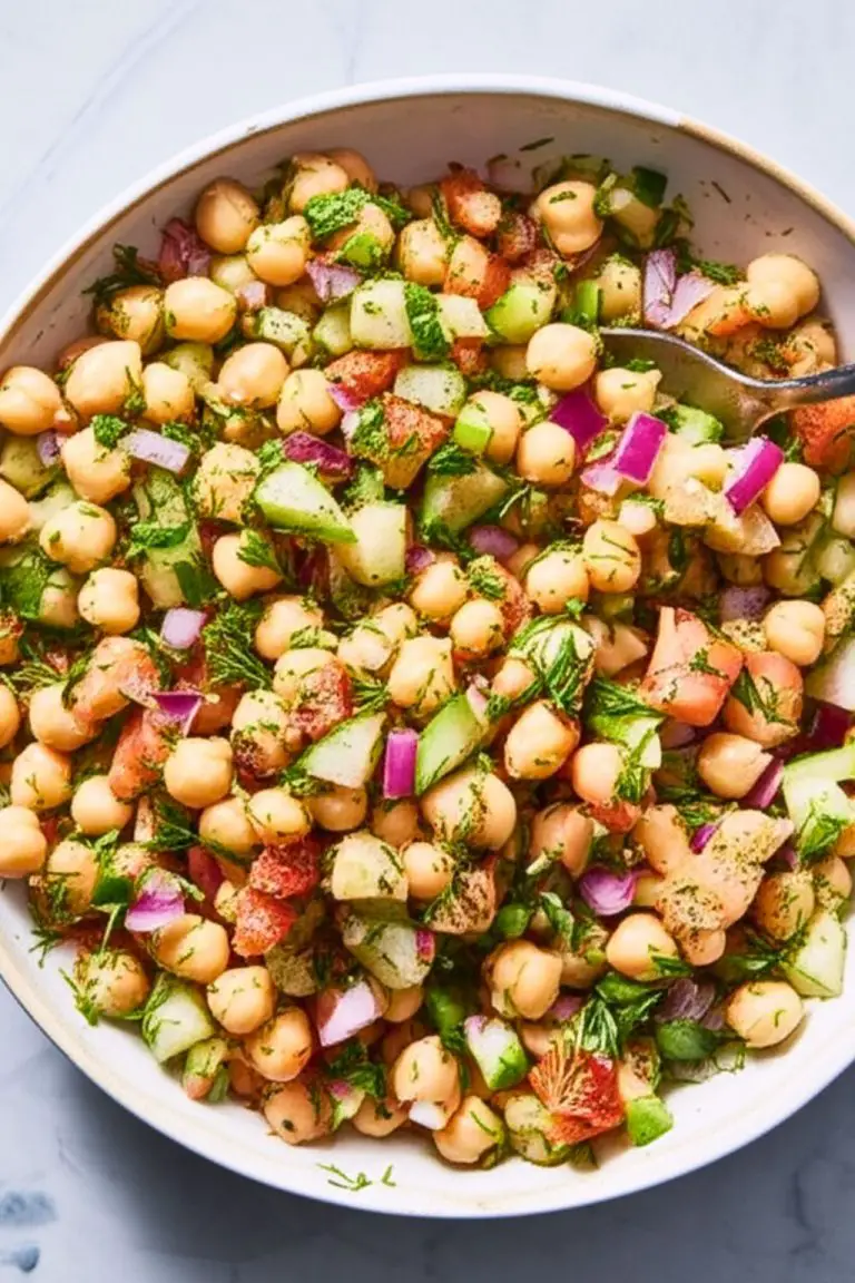 Easy Chickpea Salad Recipe (10 Minutes!) | Healthy & Vegan