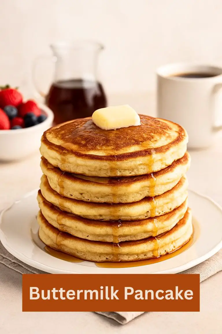 Fluffy Buttermilk Pancake Recipe