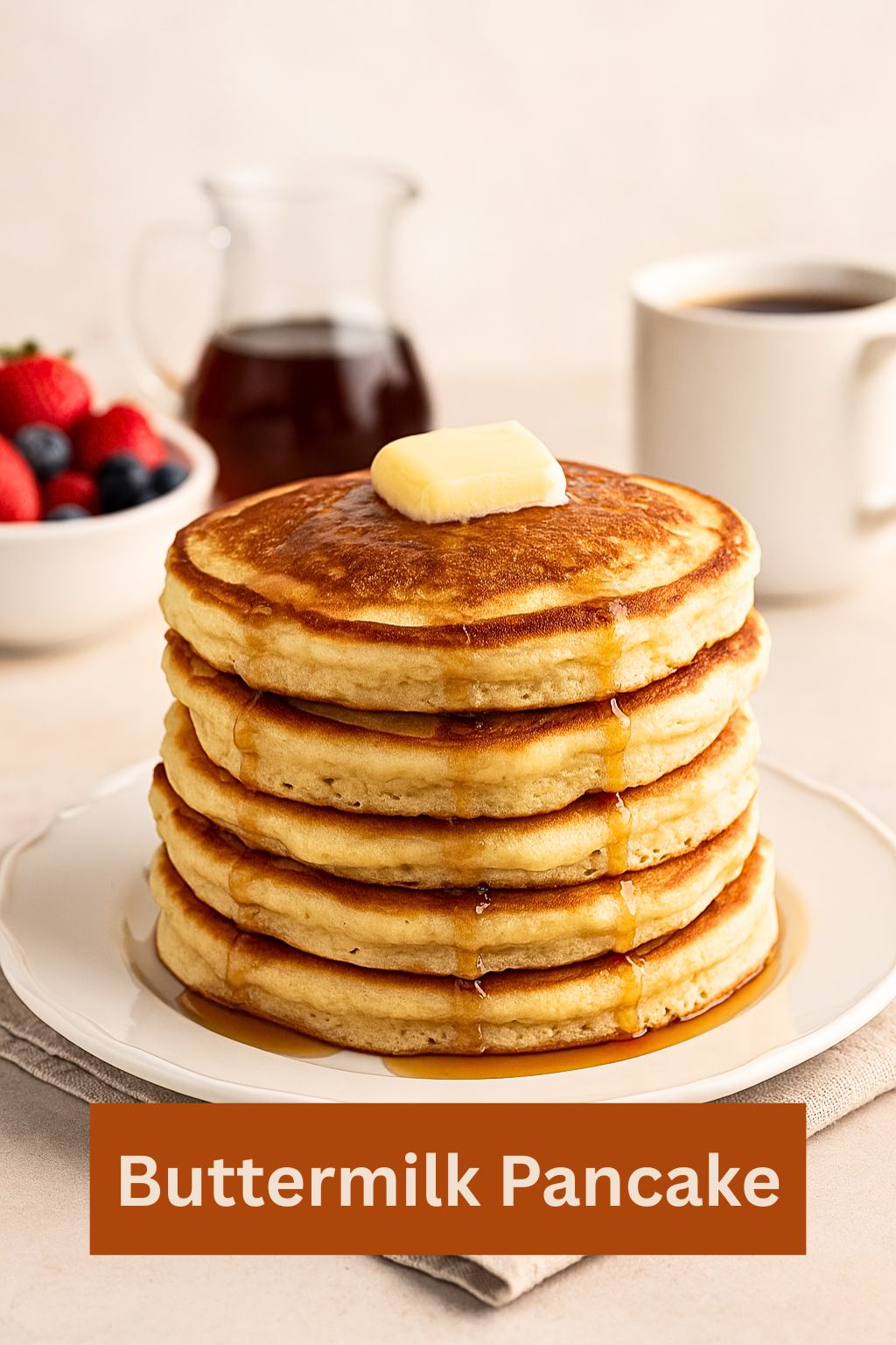 Fluffy Buttermilk Pancake Recipe