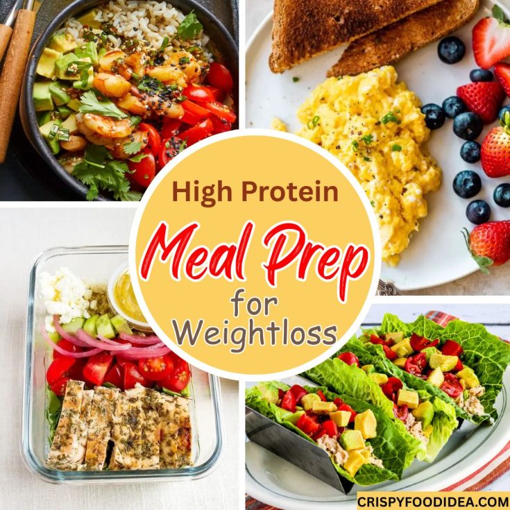 High Protein Meal Prep for Weight Loss