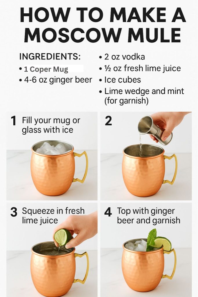 The Best Moscow Mule Recipe | Easy, Refreshing & Classic Cocktail 7 How to make Moscow Mule