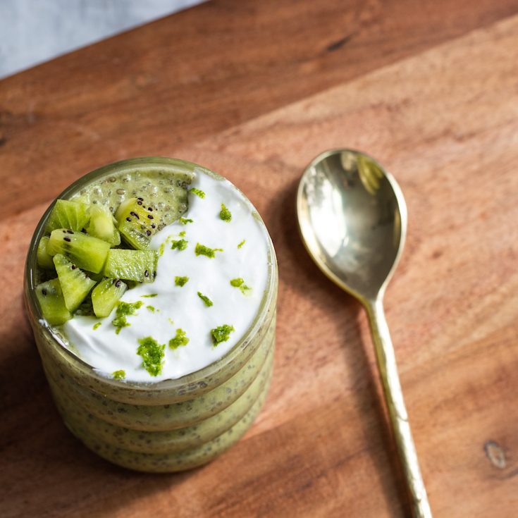 Image for Kiwi Lime Chia Seed Pudding (vegan)
