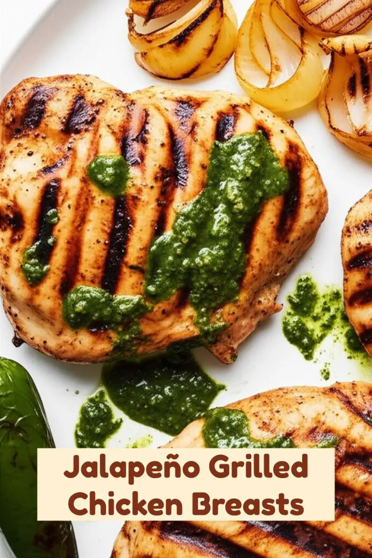 Juicy & Spicy Jalapeño Grilled Chicken Breasts Recipe