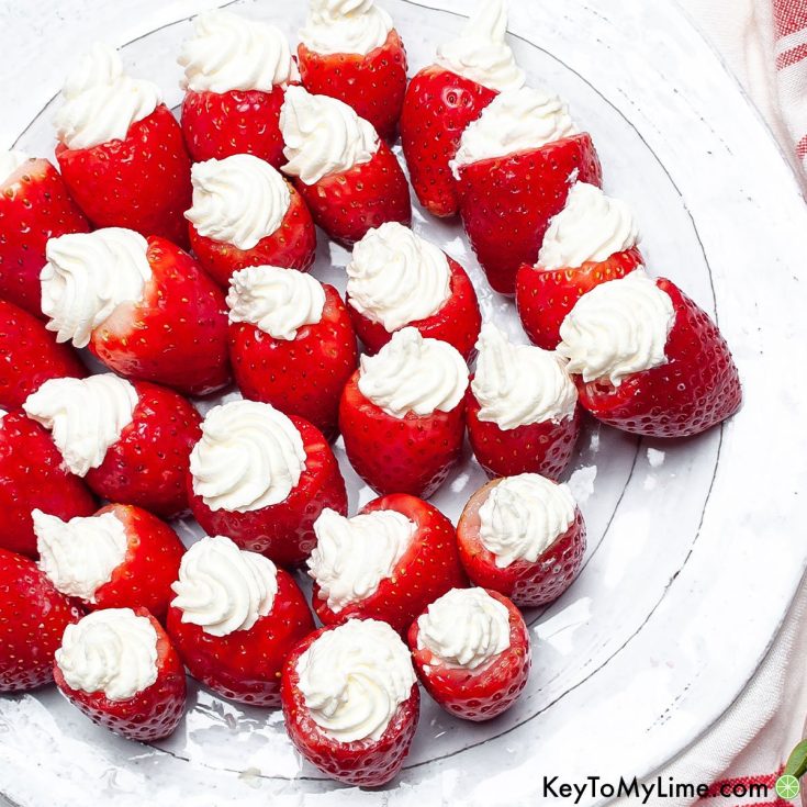 Image for Keto Cheesecake Stuffed Strawberries