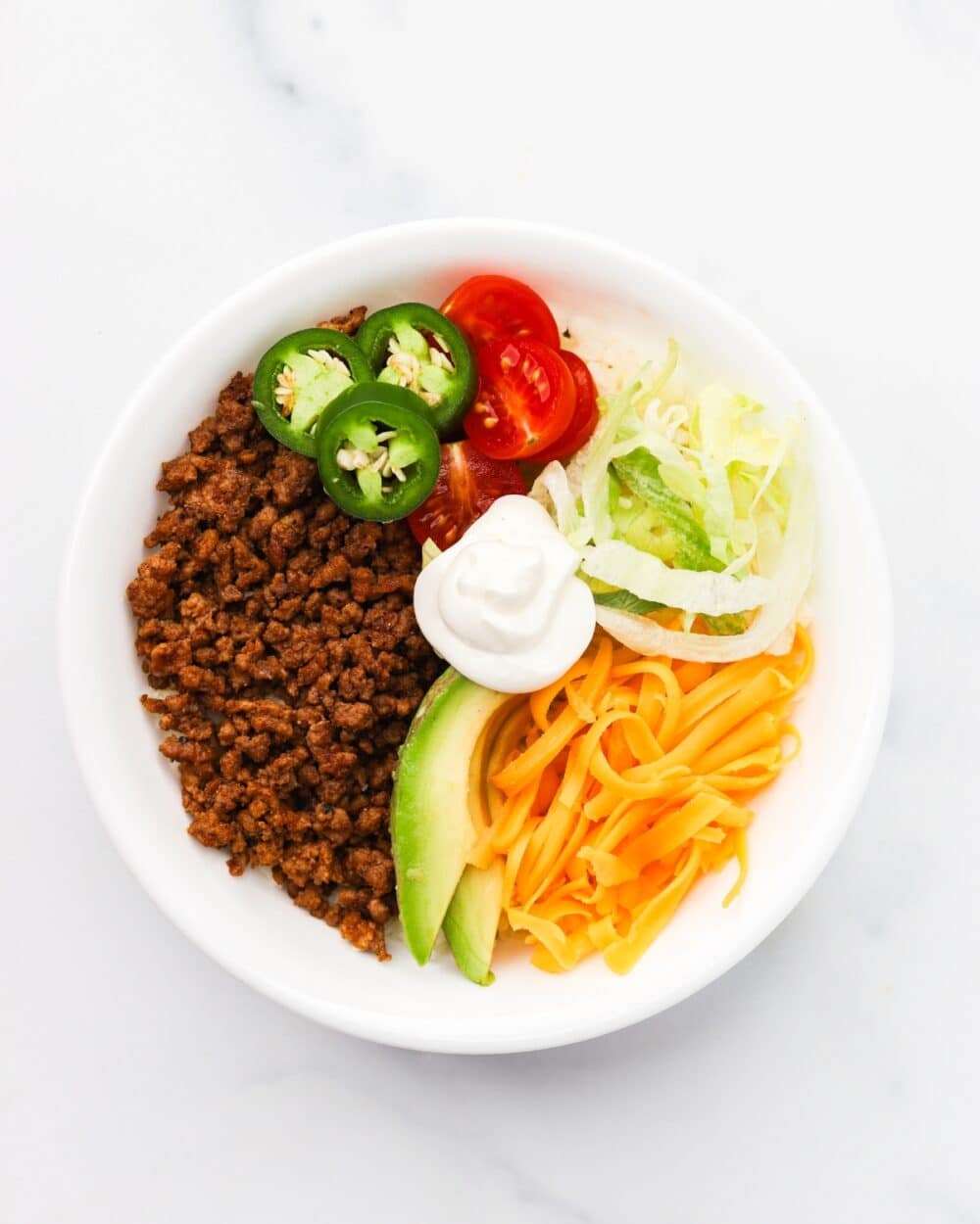 Keto Taco Bowl Meal Prep