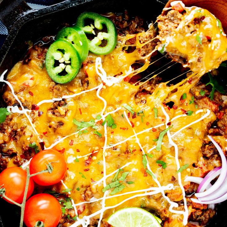 Image for 30-Minute Keto Ground Beef Taco Skillet