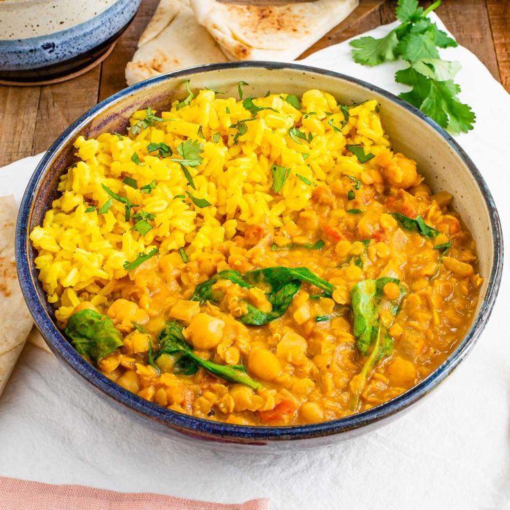 Image for Easy Vegan Red Lentil Curry With Coconut Milk