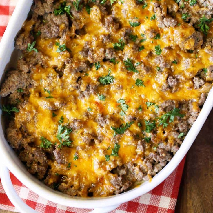 Image for Keto Ground Beef Casserole