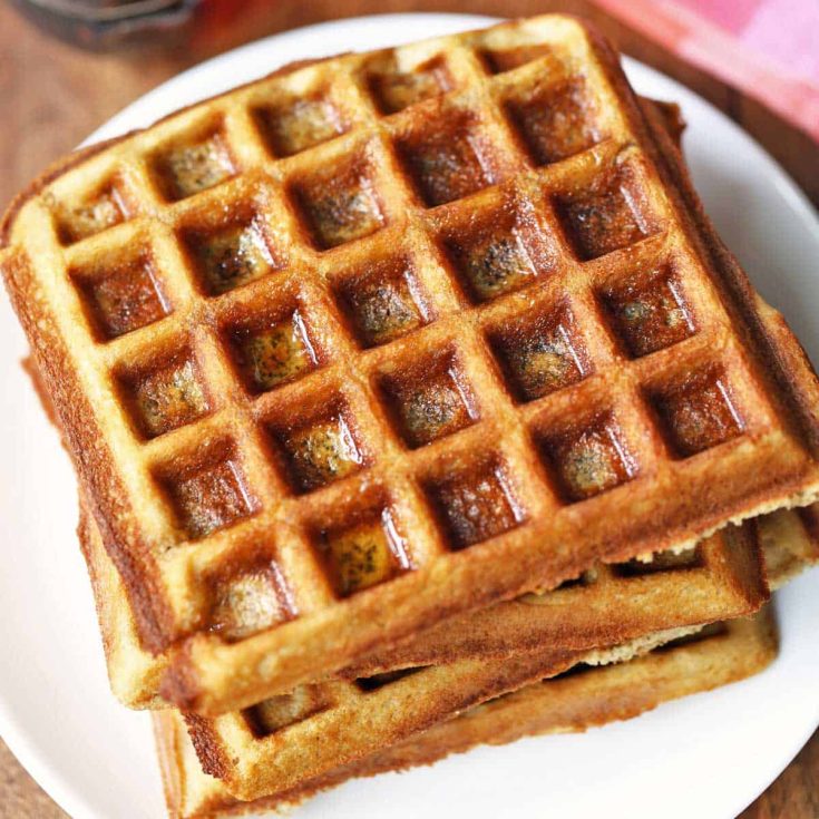 Image for Crispy Almond Flour Keto Waffles