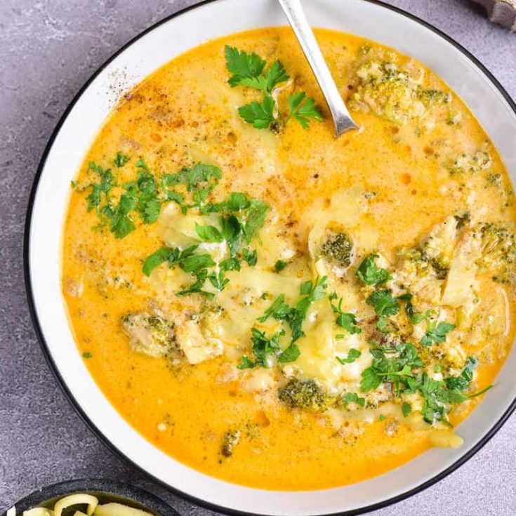 Image for Keto Broccoli Cheese Soup {Better than Panera}