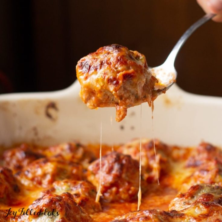 Image for Keto Meatball Casserole - Low Carb, Grain-Free, Gluten-Free
