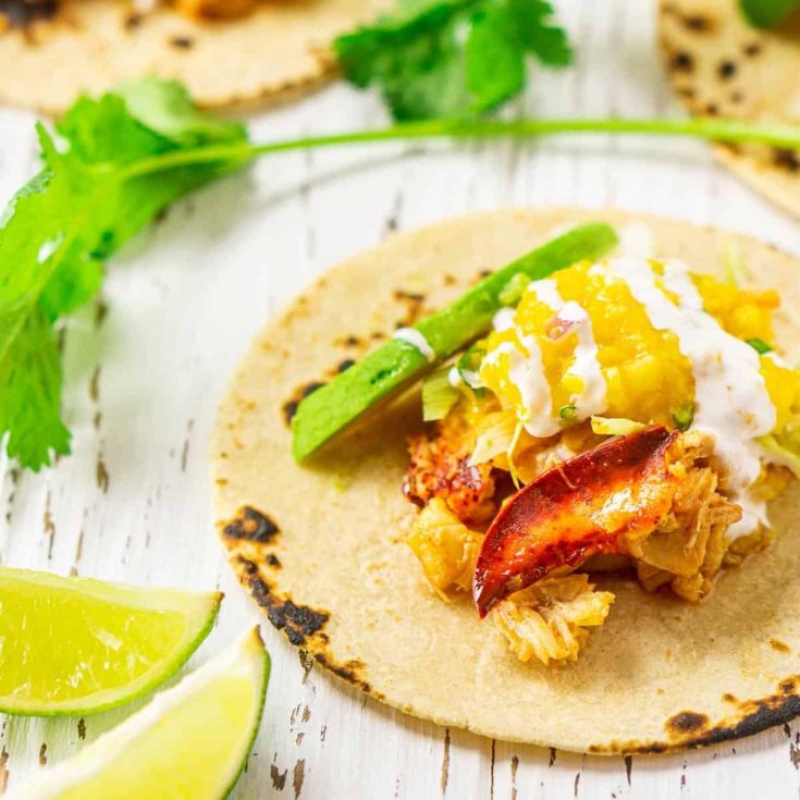 Image for Lobster Tacos With Mango Salsa