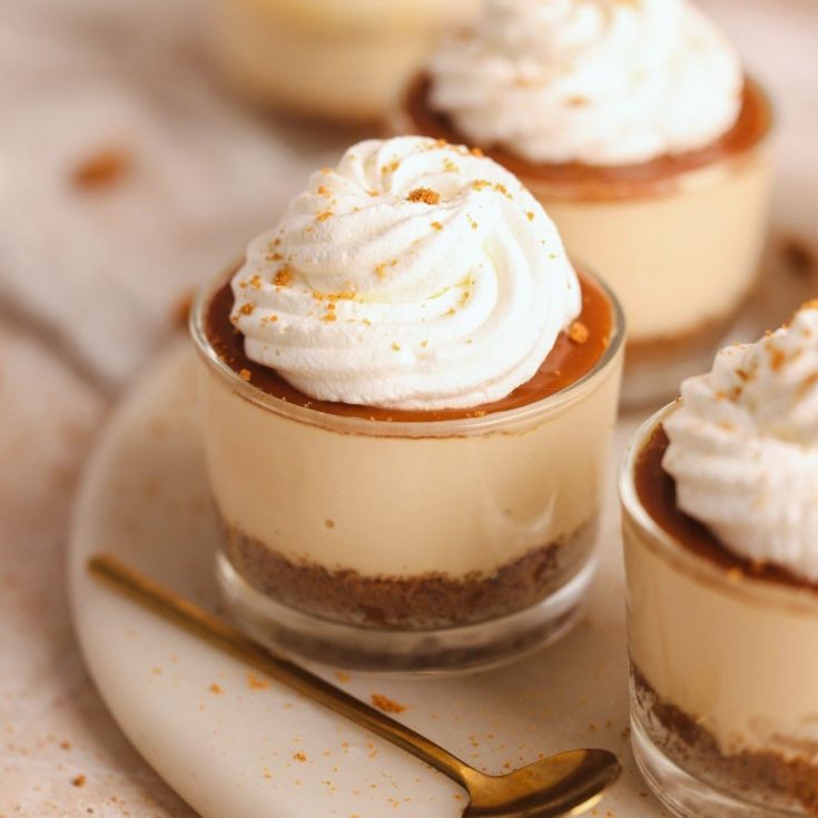 Image for No Bake Salted Caramel Cheesecake Cups