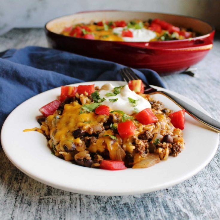 Image for One Pan Taco Rice Skillet Meal
