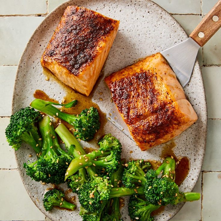 Image for Air-fryer spice-rubbed salmon