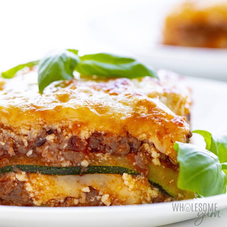 Image for Zucchini Lasagna (Easy, Healthy Recipe)