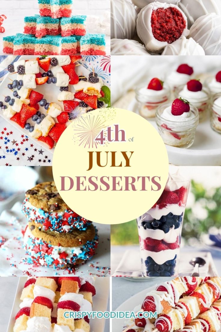 21 Easy 4th of July Desserts That’ll Steal the Show (No-Bake & Kid-Friendly Ideas!) 46 4th of July Desserts