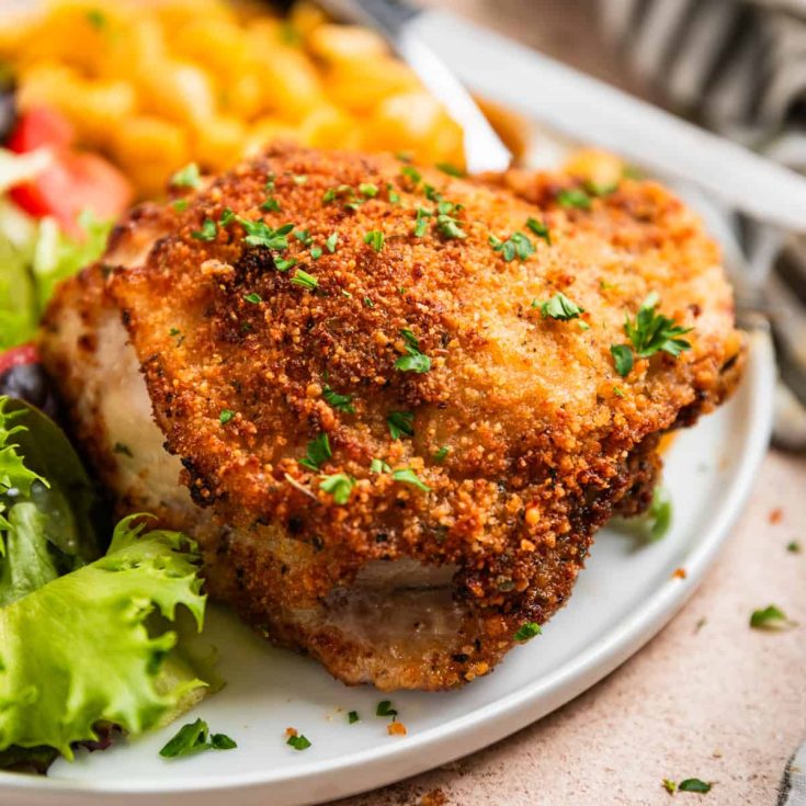 Image for Crispy Parmesan Air Fryer Chicken Thighs