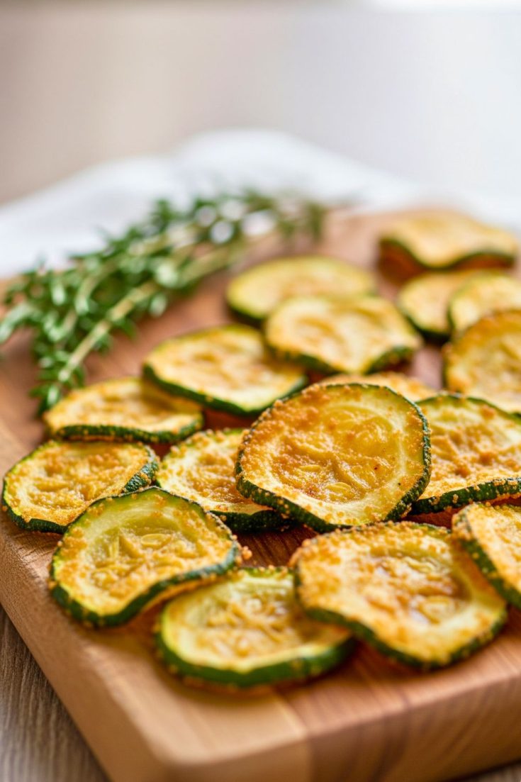 Air Fryer Zucchini Chips | Healthy & Crispy Low Carb Snack Recipe 9 Air Fryer Zucchini Chips