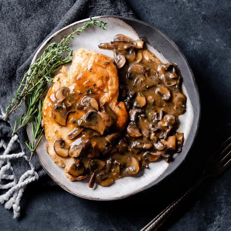 Image for Gluten Free Breaded Chicken Cutlets with Mushroom Sauce