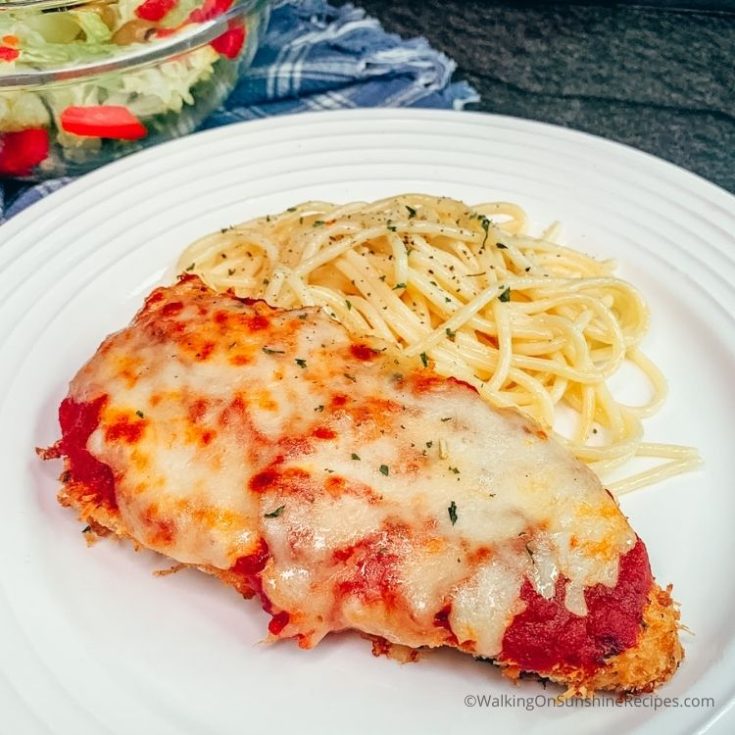 Image for Chicken Cutlet Parmesan with Spaghetti