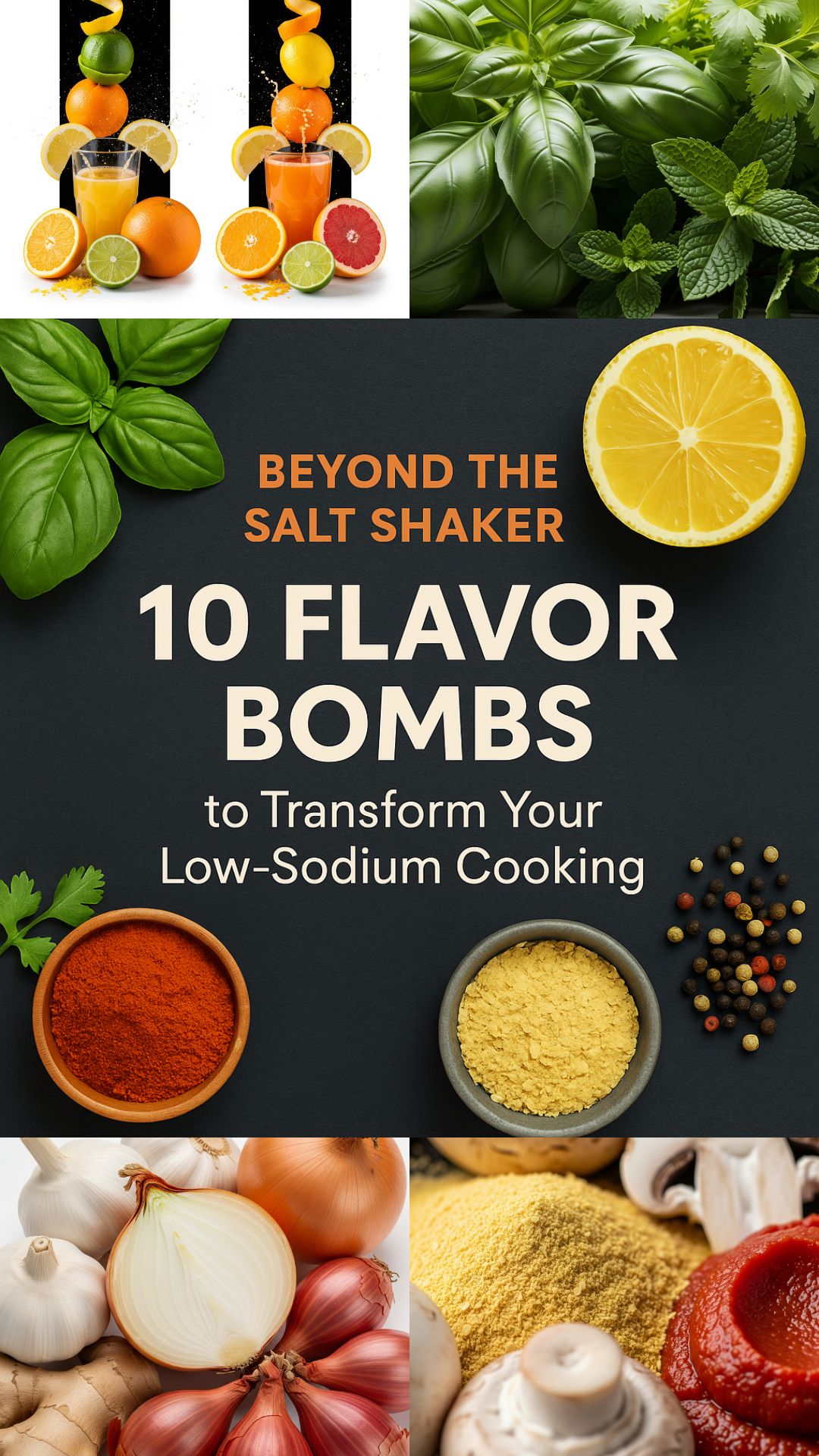 Flavor Bombs for Low Sodium Cooking
