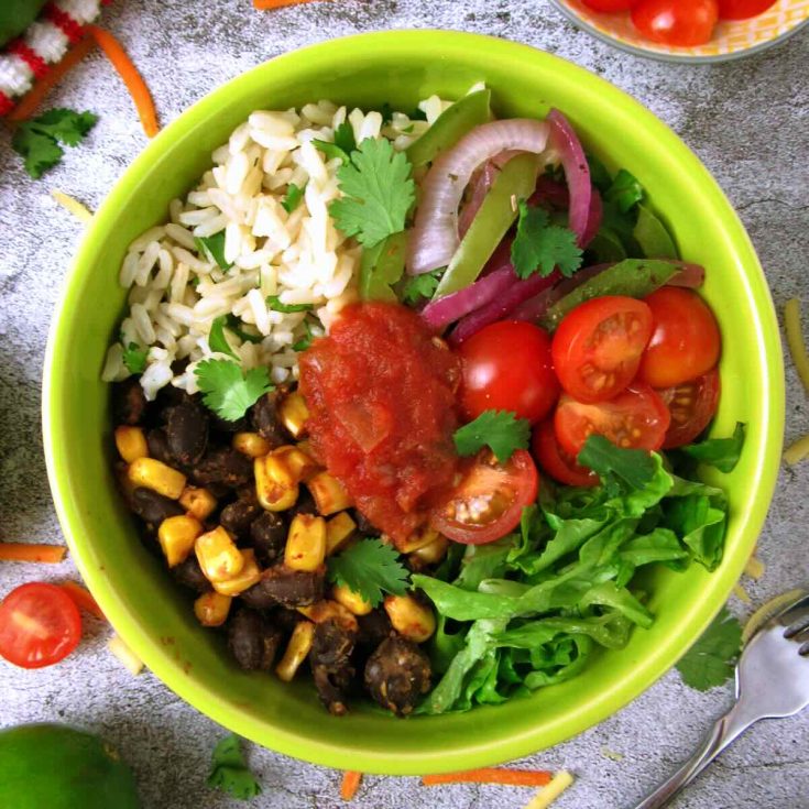 Image for Veggie Burrito Bowl With Cilantro Lime Rice
