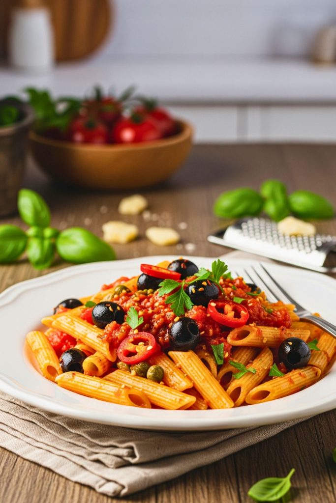Pasta Puttanesca Recipe | Easy, Authentic & Bold Italian Dinner in 30 Minutes 10 Pasta Puttanesca Recipe