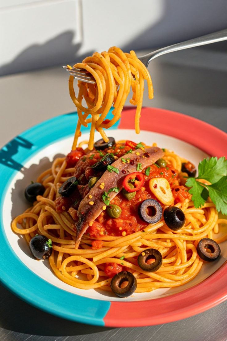 Pasta Puttanesca Recipe | Easy, Authentic & Bold Italian Dinner in 30 Minutes 11 Pasta Puttanesca Recipe