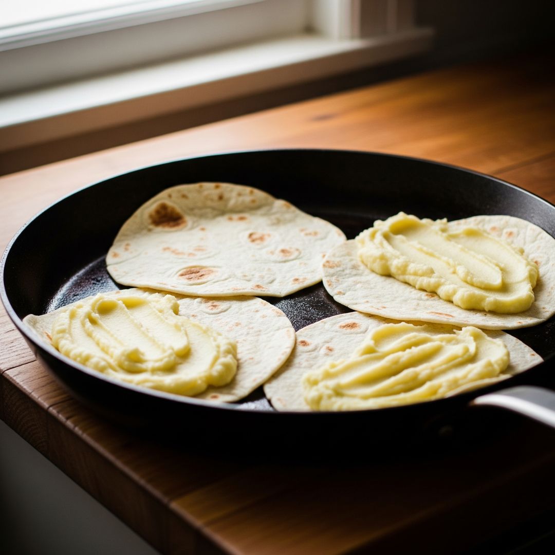 Potato quesadilla filling