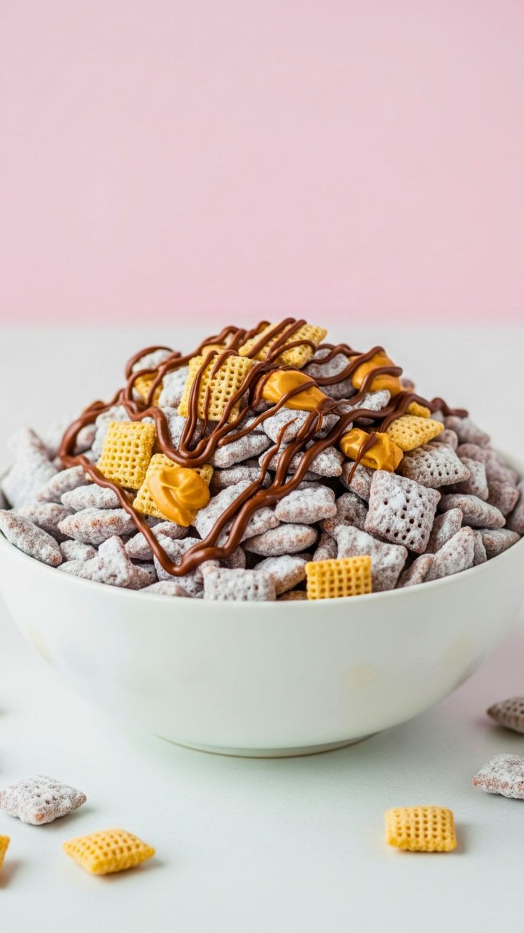 Best Ever Puppy Chow Recipe (Muddy Buddies) | Easy No-Bake Sweet Snack Mix 14 Puppy Chow