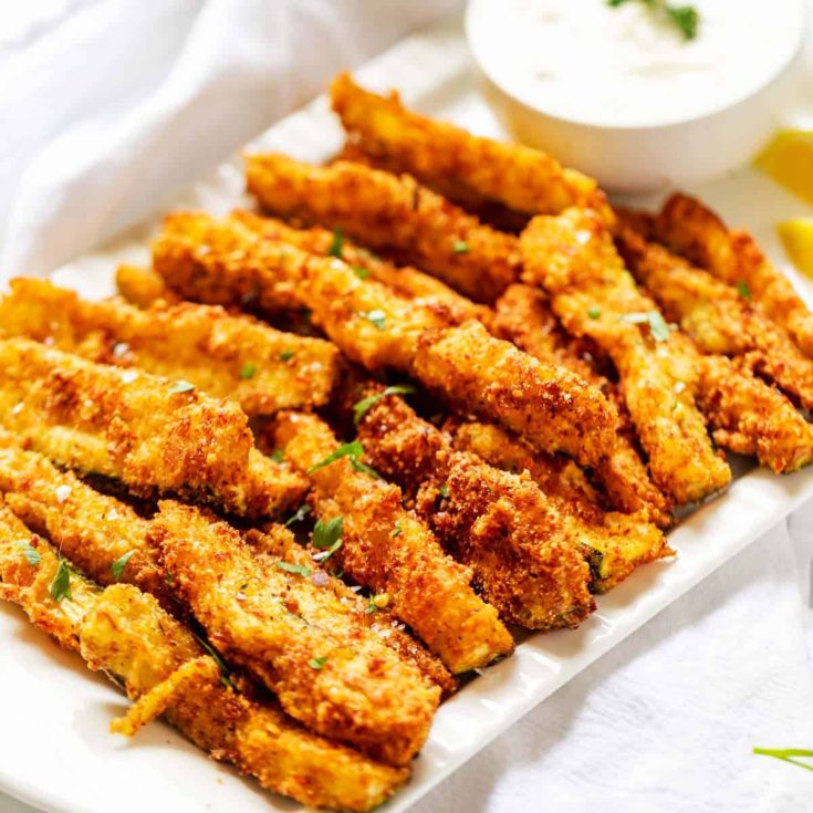 Image for Keto Zucchini Fries - Air Fryer, Fry, or Bake