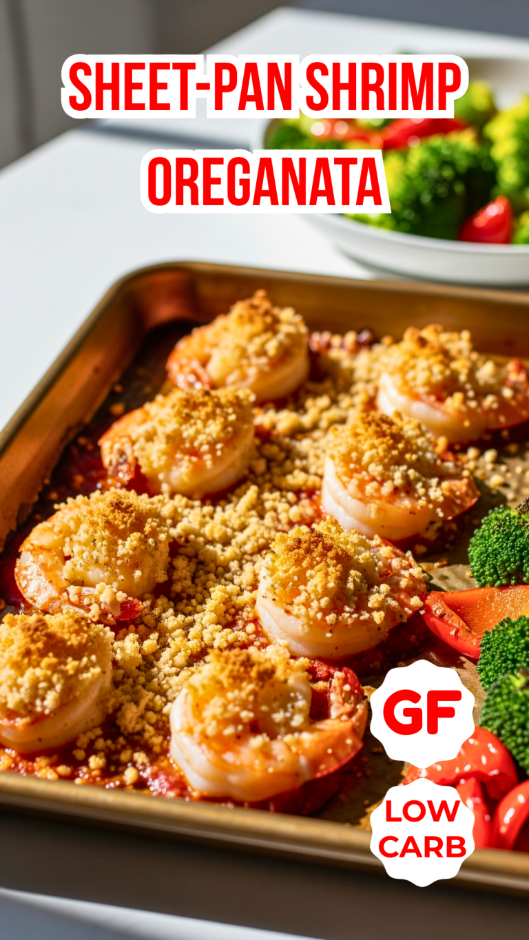Sheet-Pan Shrimp Oreganata