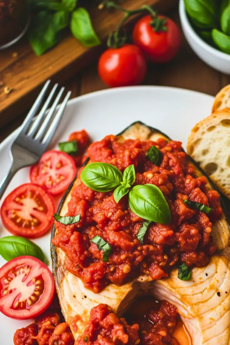 Swordfish With Tomatoes (One-Pan Dinner) | Easy Mediterranean Recipe 14 Swordfish with Tomatoes Recipe