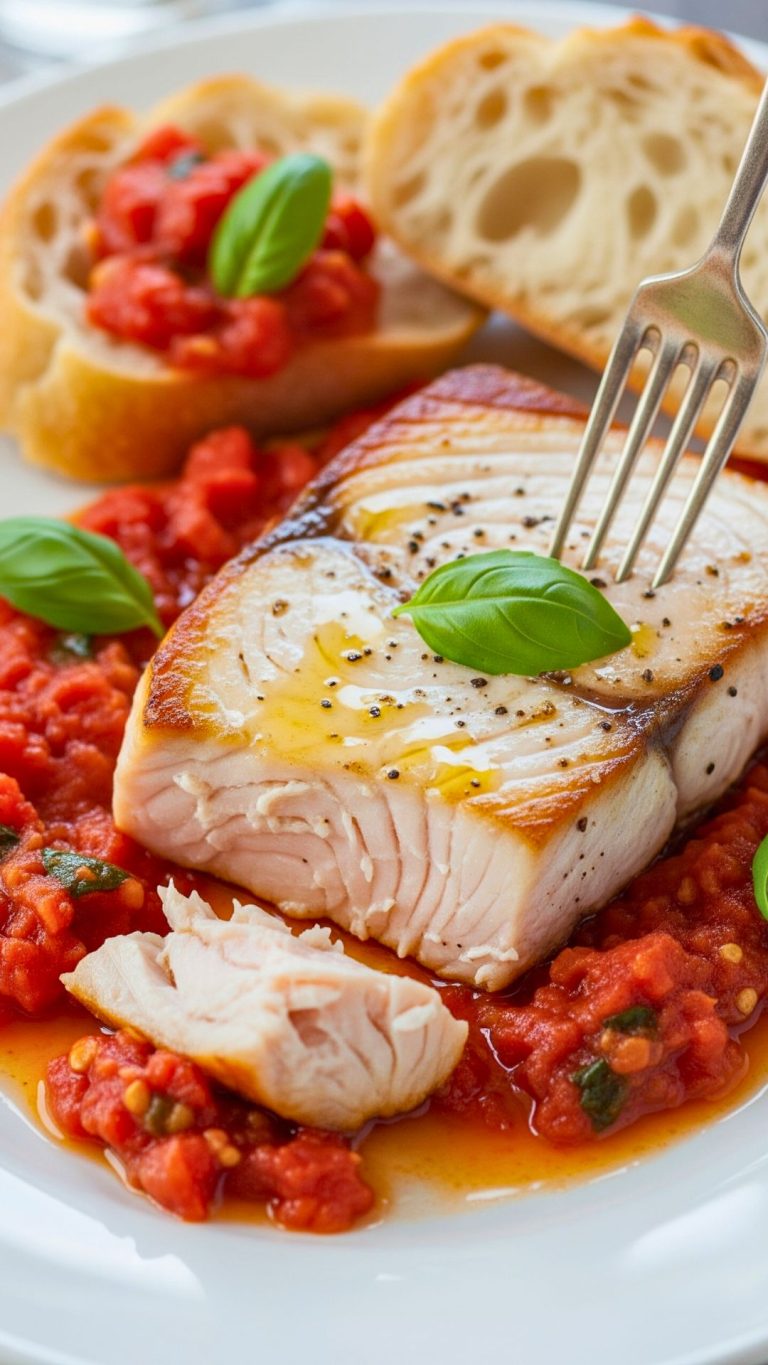 Swordfish with Tomatoes Recipe