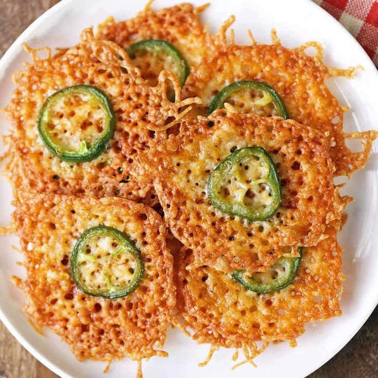Image for Cheese Crisps with Jalapenos