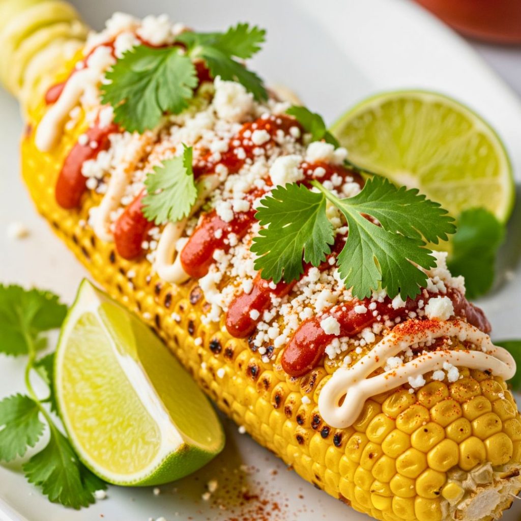Authentic Mexican Street Corn (Elote) Recipe: Your Guide to Perfect Grilled Corn 5 elote with lime and chili powder | Mexican Street Corn