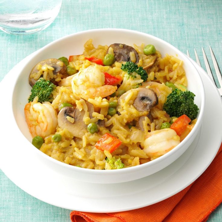 Image for Shrimp & Broccoli Brown Rice Paella
