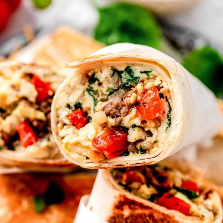 Image for High Protein Breakfast Burrito Recipe