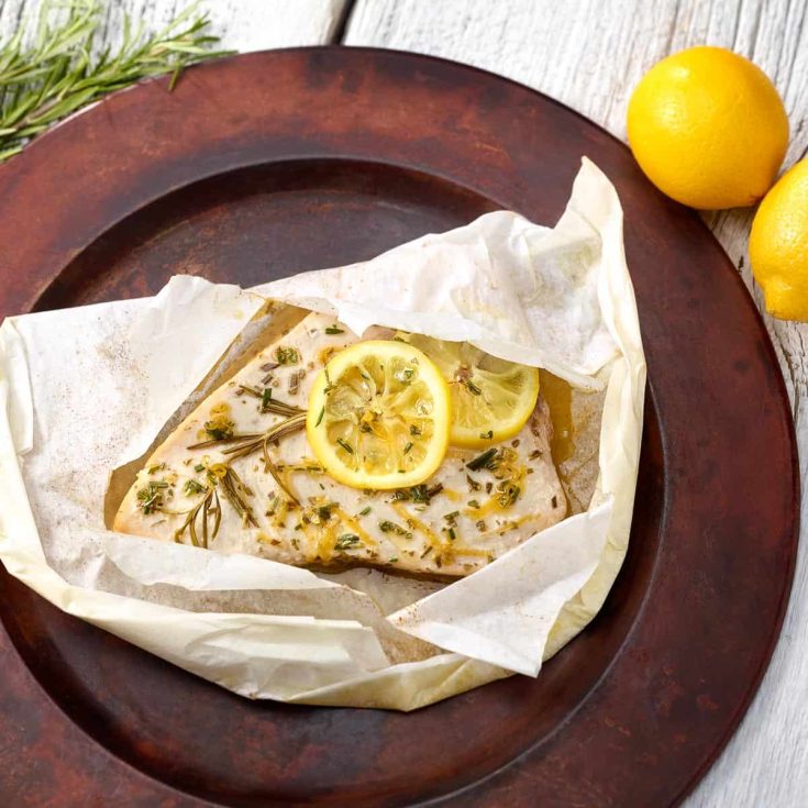 Image for Oven Baked Swordfish Steaks with Lemon and Rosemary
