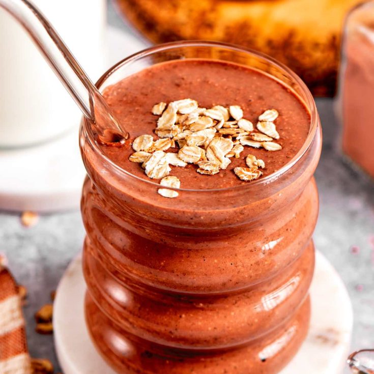 Image for Oatmeal Smoothie {High Protein & Healthy}
