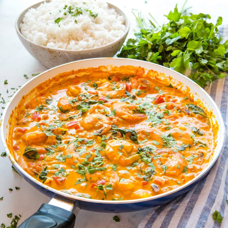 Image for Easy One Pan Coconut Curry Shrimp
