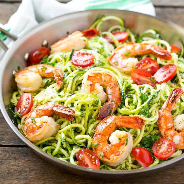 Image for Pesto Shrimp Zoodles