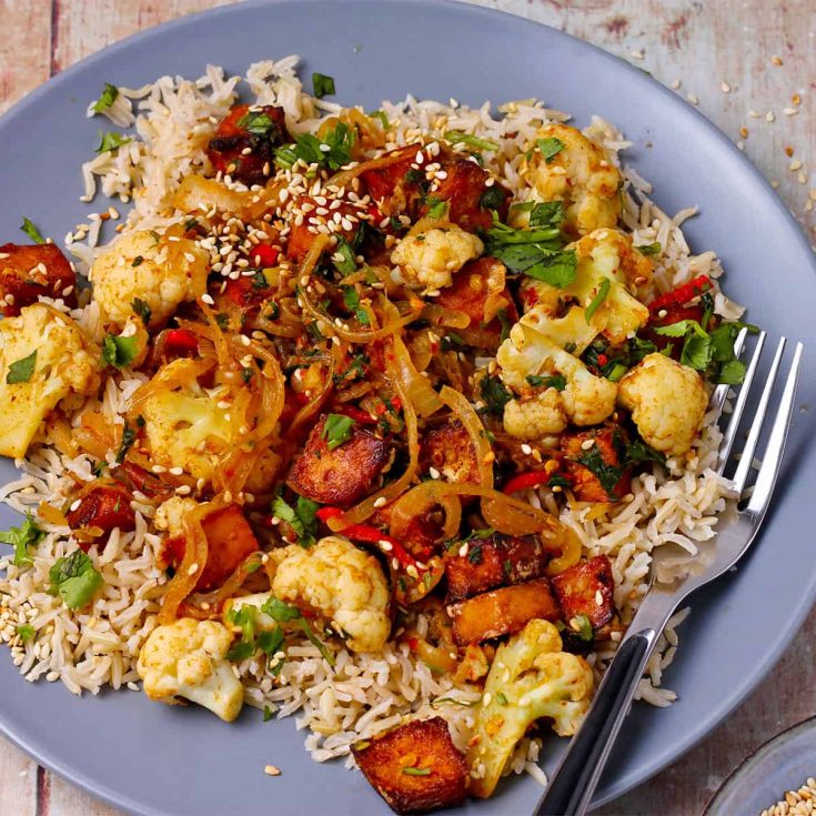 Image for Cauliflower Stir Fry with Crispy Tofu